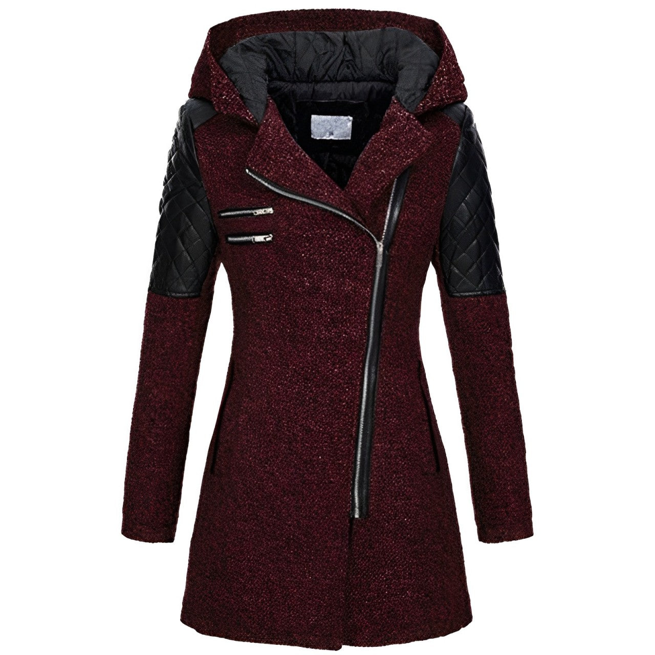 Chasity - Stylový teplý kabát s kapucí pro dámy