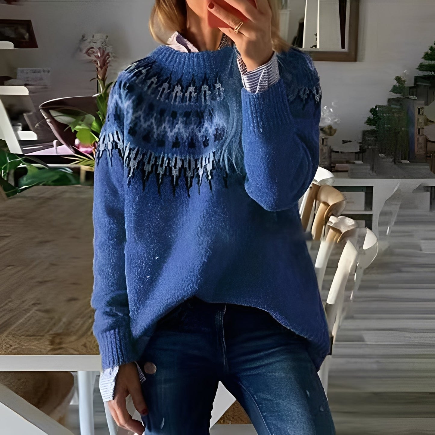 Margery - Klasický teplý vlněný svetr pro ženy