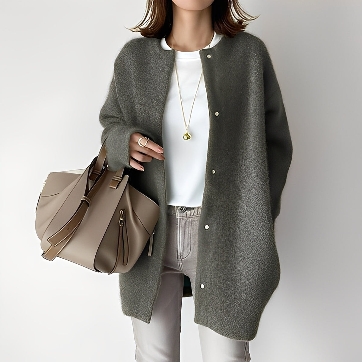Dahlia - Stylový, volný sedící cardigan pro ženy