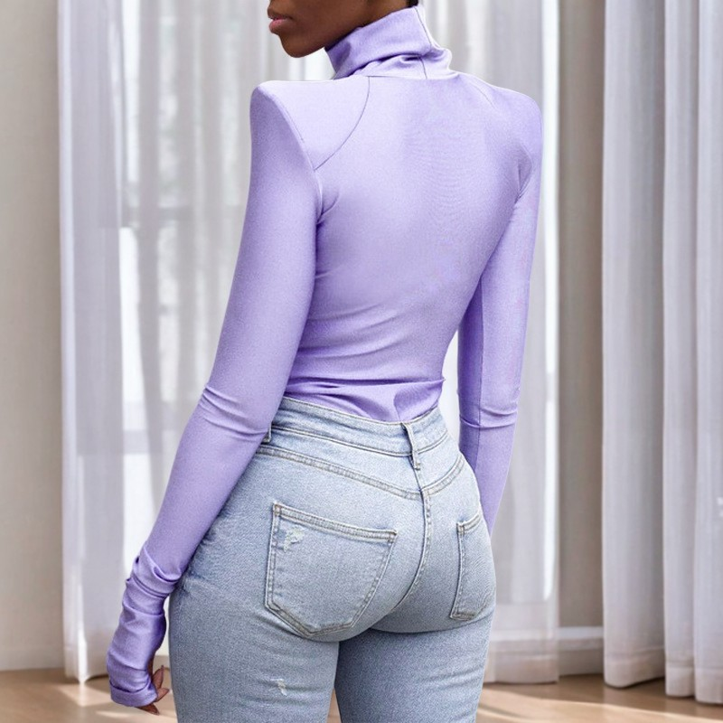 Ellery - Rolák-Bodysuit s ramenními vycpávkami pro ženy