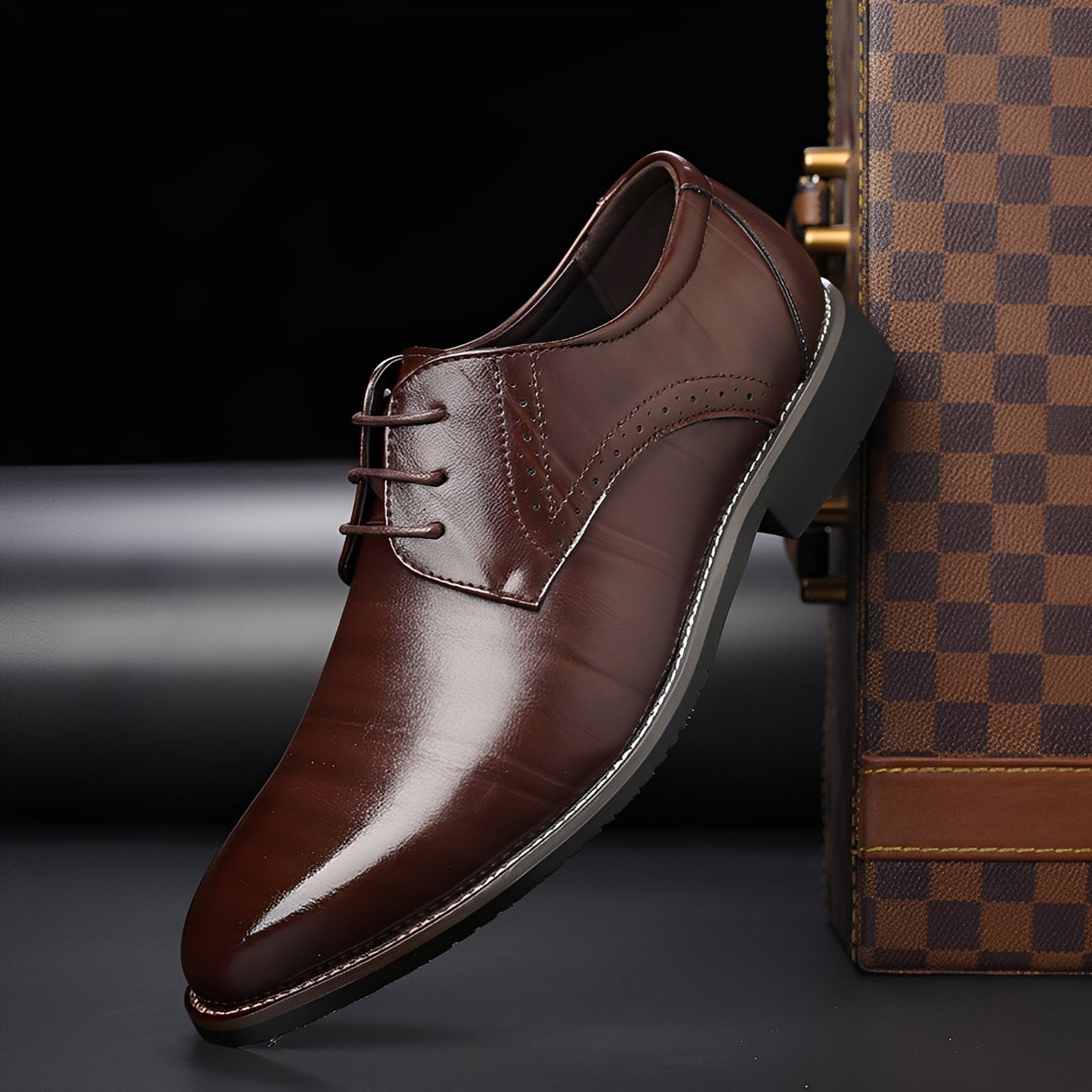 Beckham - Formální Sneakersy v Brogue Stylu pro Muže