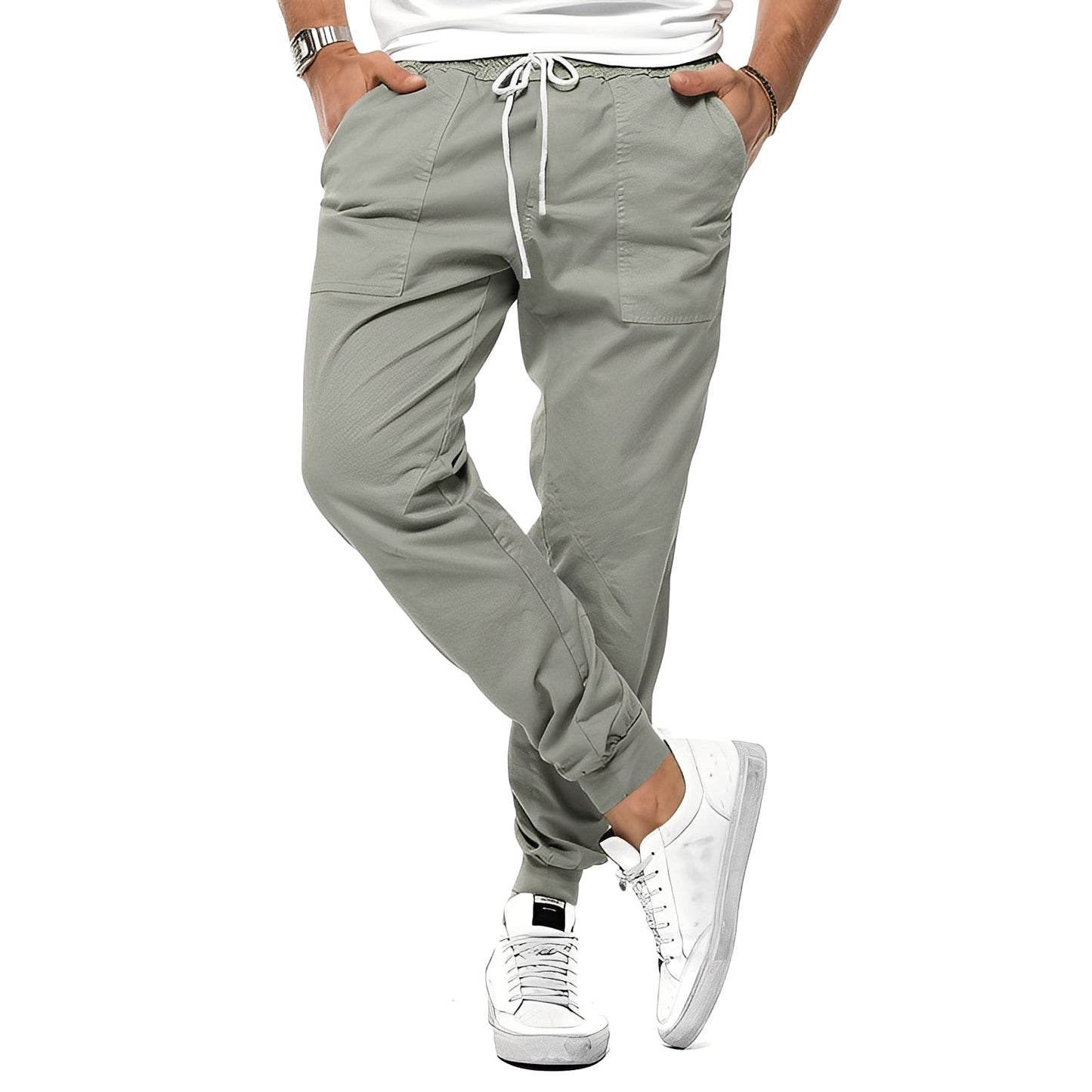Cooper - Stylové Stretch-Sportovní Kalhoty pro Muže