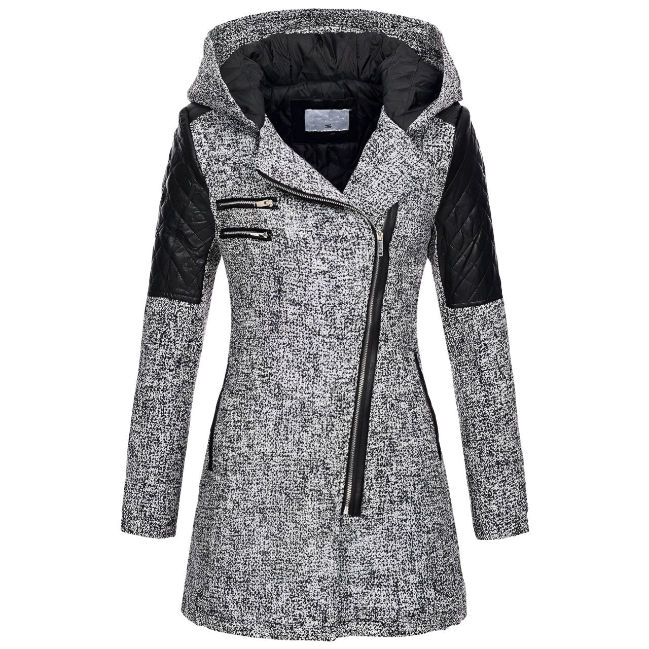 Chasity - Stylový teplý kabát s kapucí pro dámy