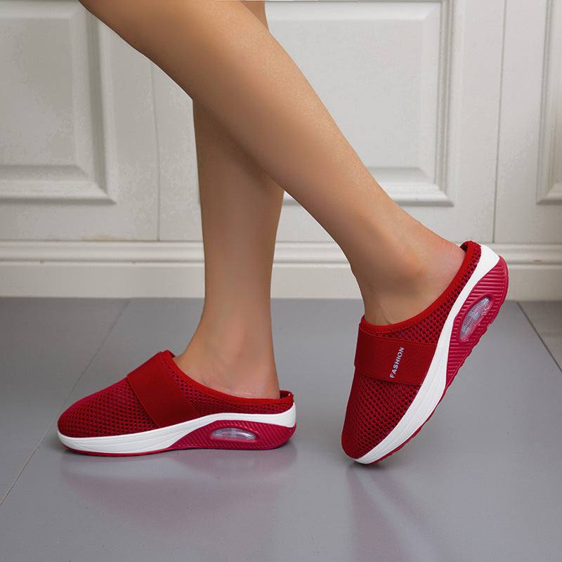 Wendi - Ortopedické Slip-On Klínové Sandály pro Dámy
