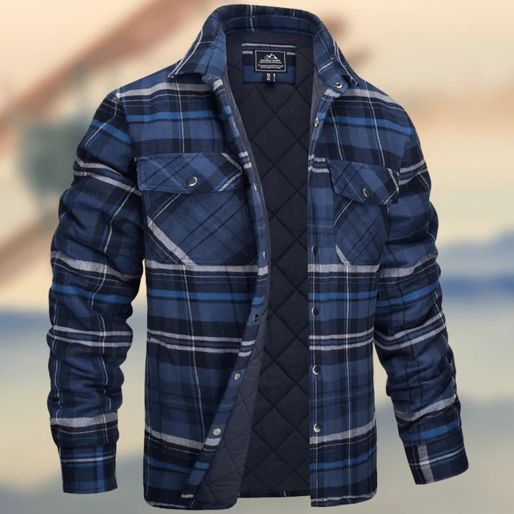Grayson – Klasická Košile z Flanelu v Městském Stylu
