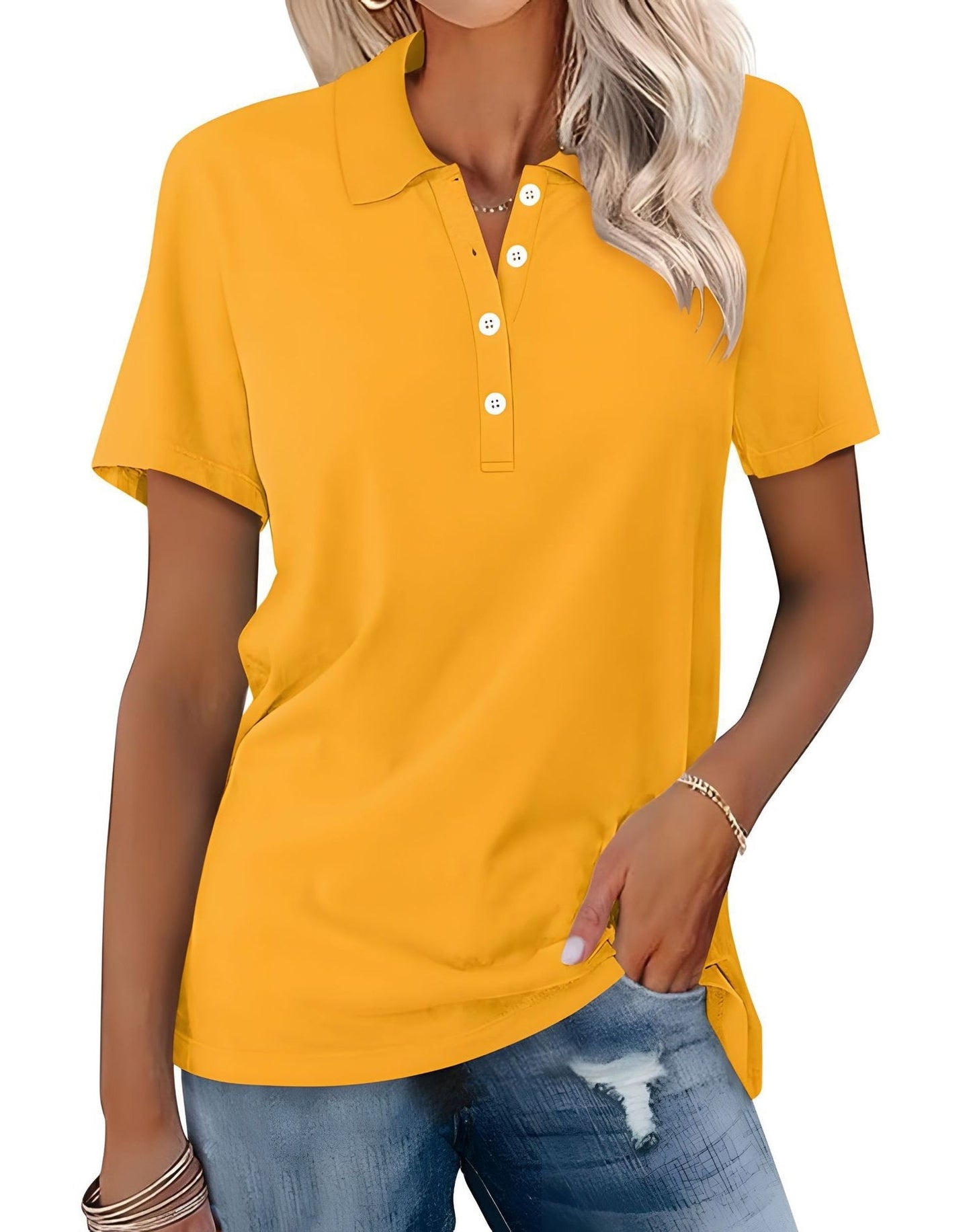 Stella - Ležérní slim-fit polotriko pro dámy