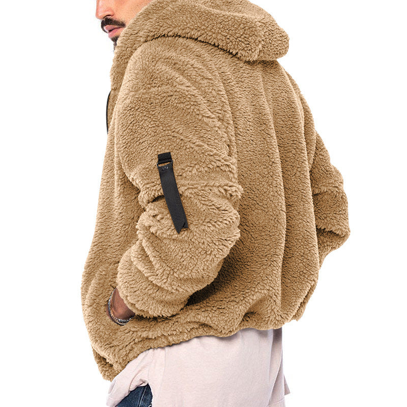 Azurová - Teplá fleece bunda