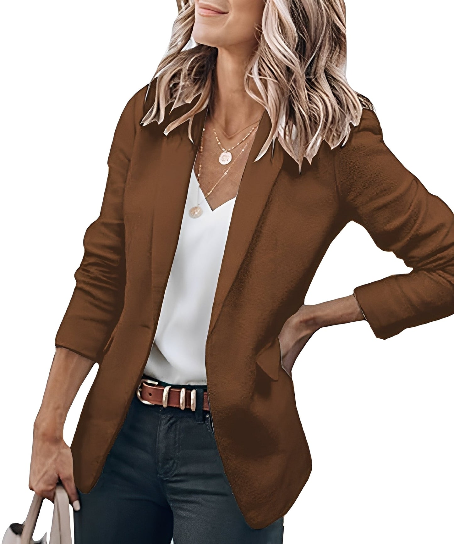 Lynsey - Ležérní, formální jednobotonový blazer pro ženy