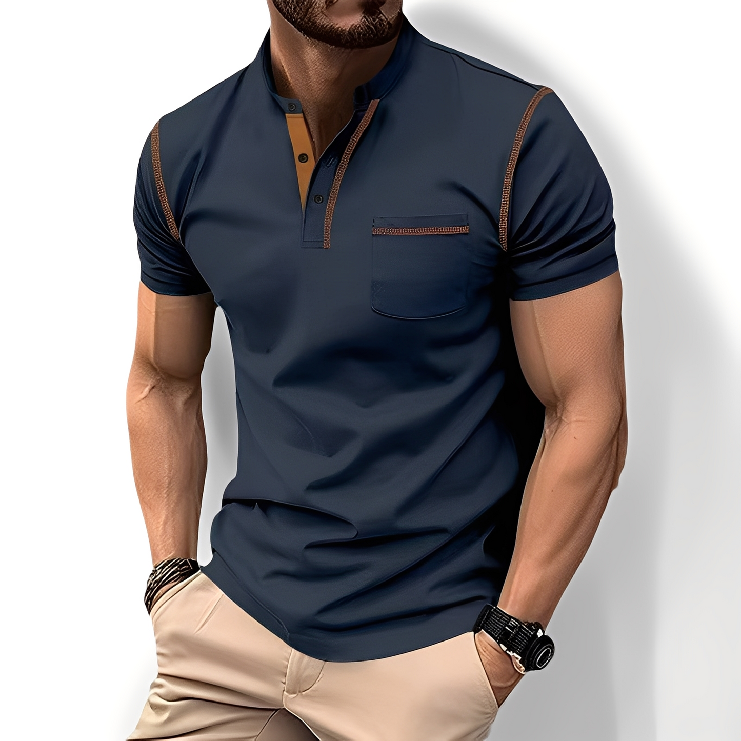 Brandon - Stylové, pohodlné polotriko pro muže