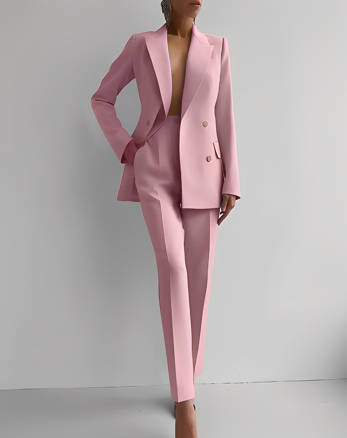 Nydia - Formální slim-fit souprava saka a kalhot pro ženy