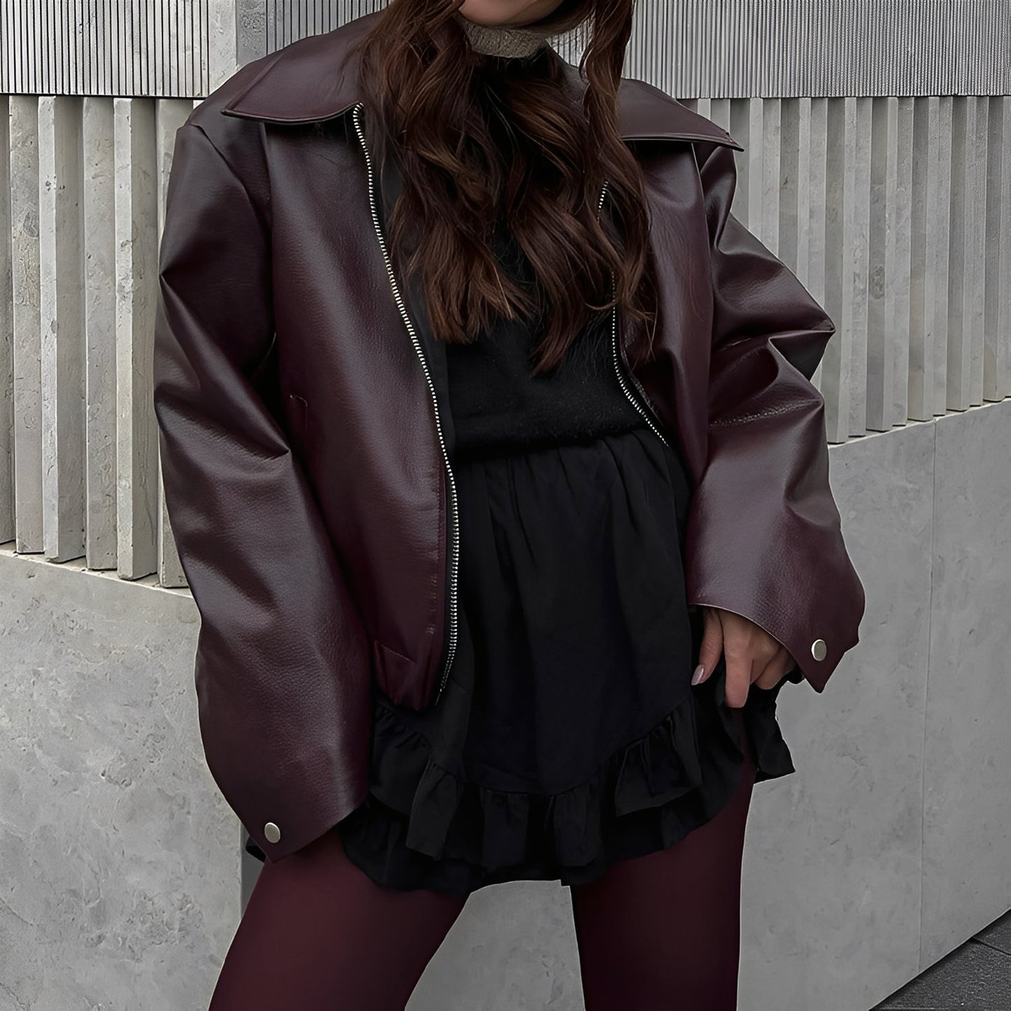 Cadence - Stylový, volný Streetcoat pro ženy