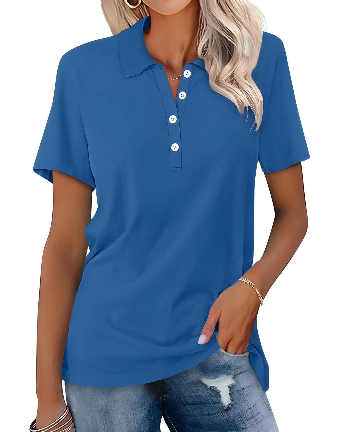 Stella - Ležérní slim-fit polotriko pro dámy