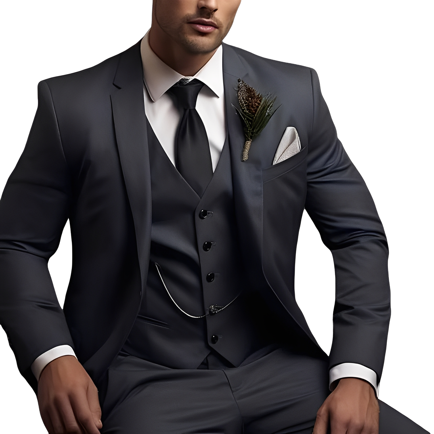 Austin - Elegantní 3-dílný oblek pro muže