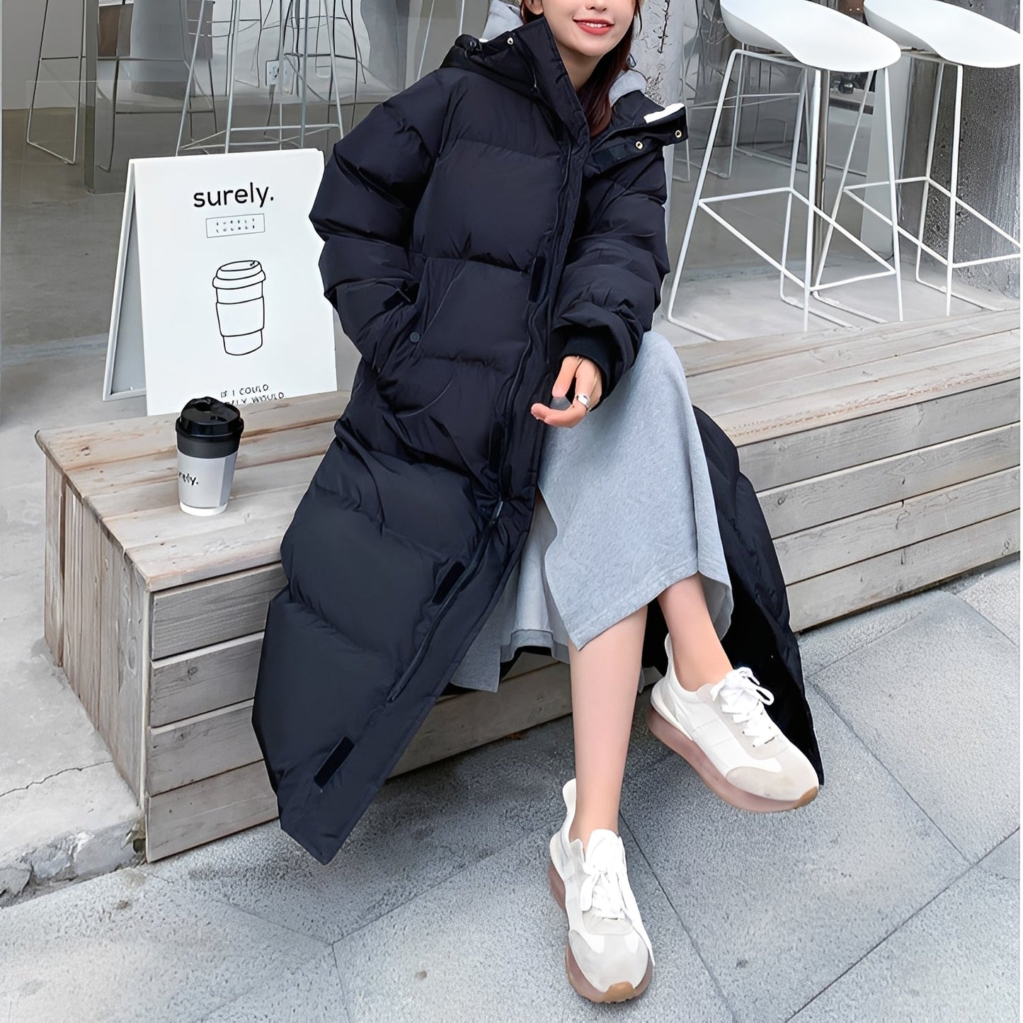 Yasmin - Stylová, vycpaná péřová bunda pro ženy