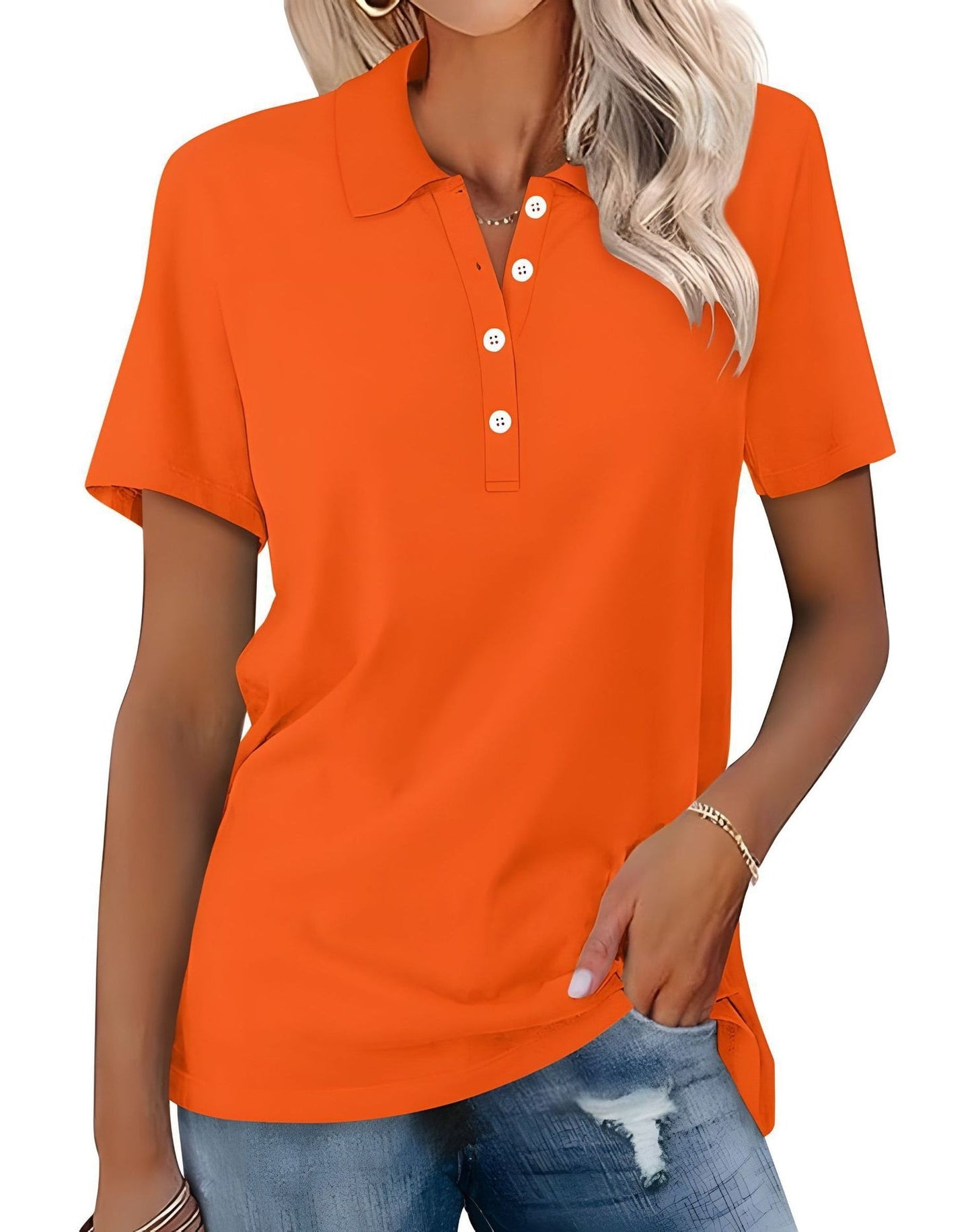 Stella - Ležérní slim-fit polotriko pro dámy