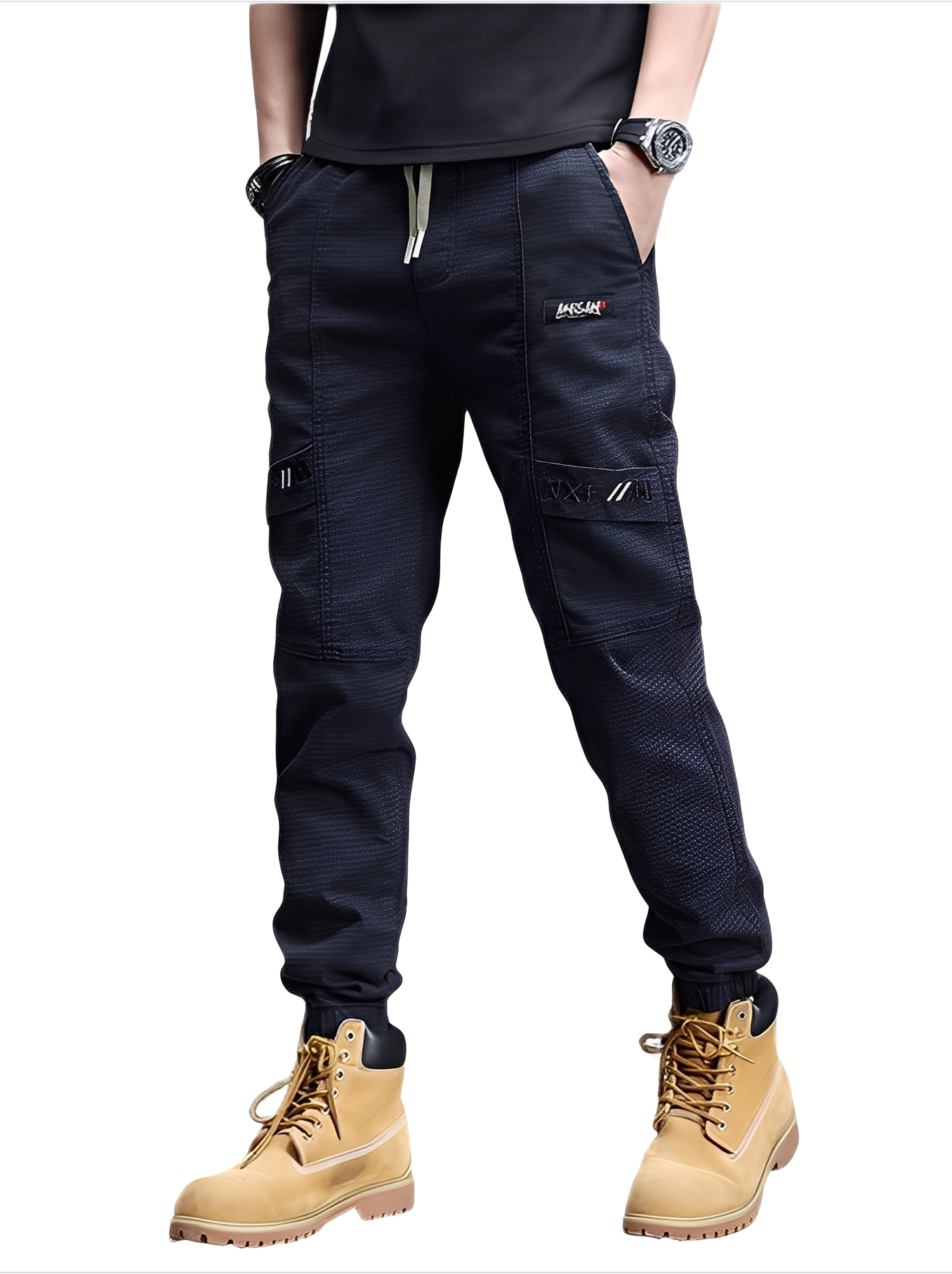 Alvin - Stylové Stretch-Joggingové kalhoty s tkanicí pro muže