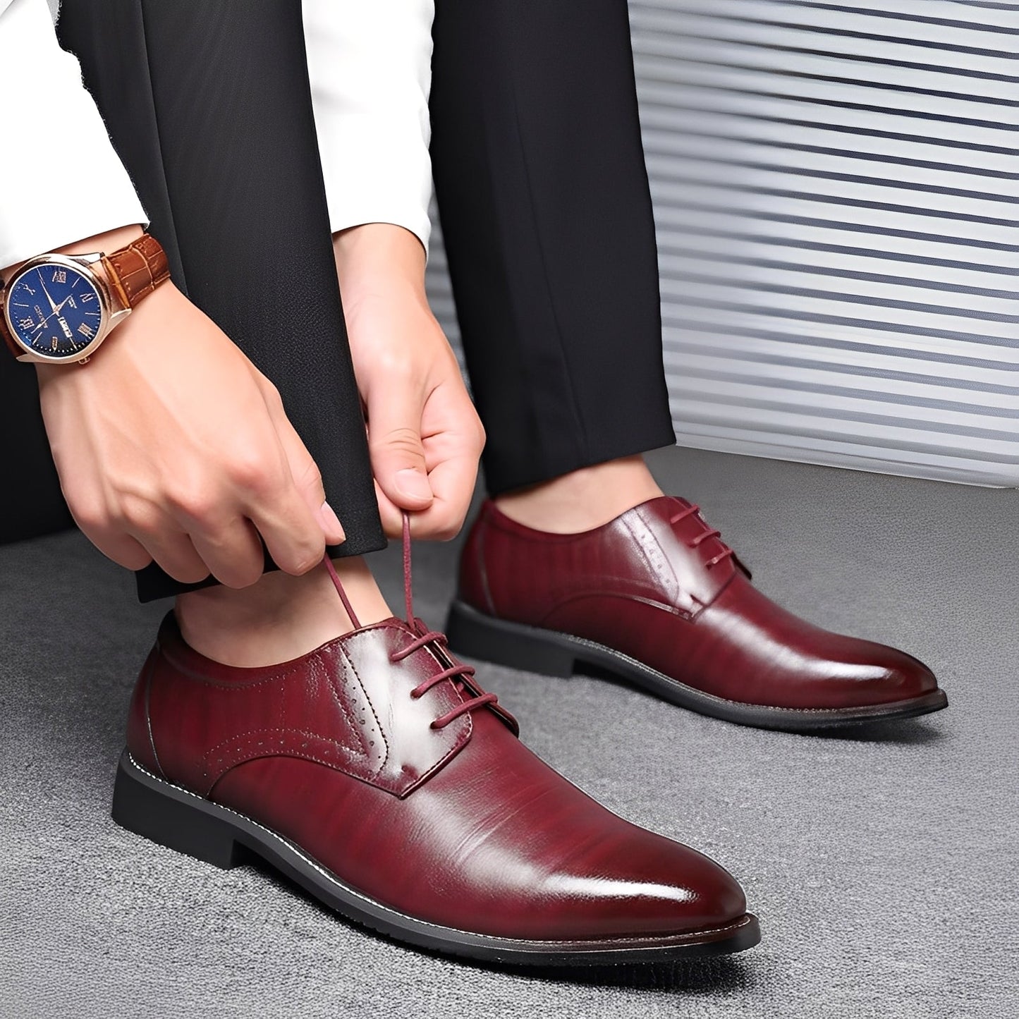 Beckham - Formální Sneakersy v Brogue Stylu pro Muže
