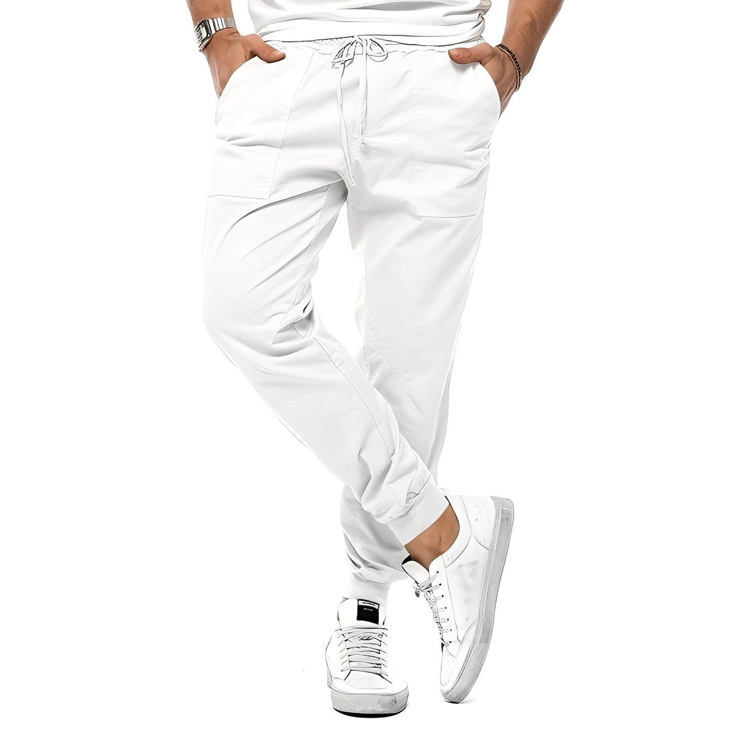 Cooper - Stylové Stretch-Sportovní Kalhoty pro Muže