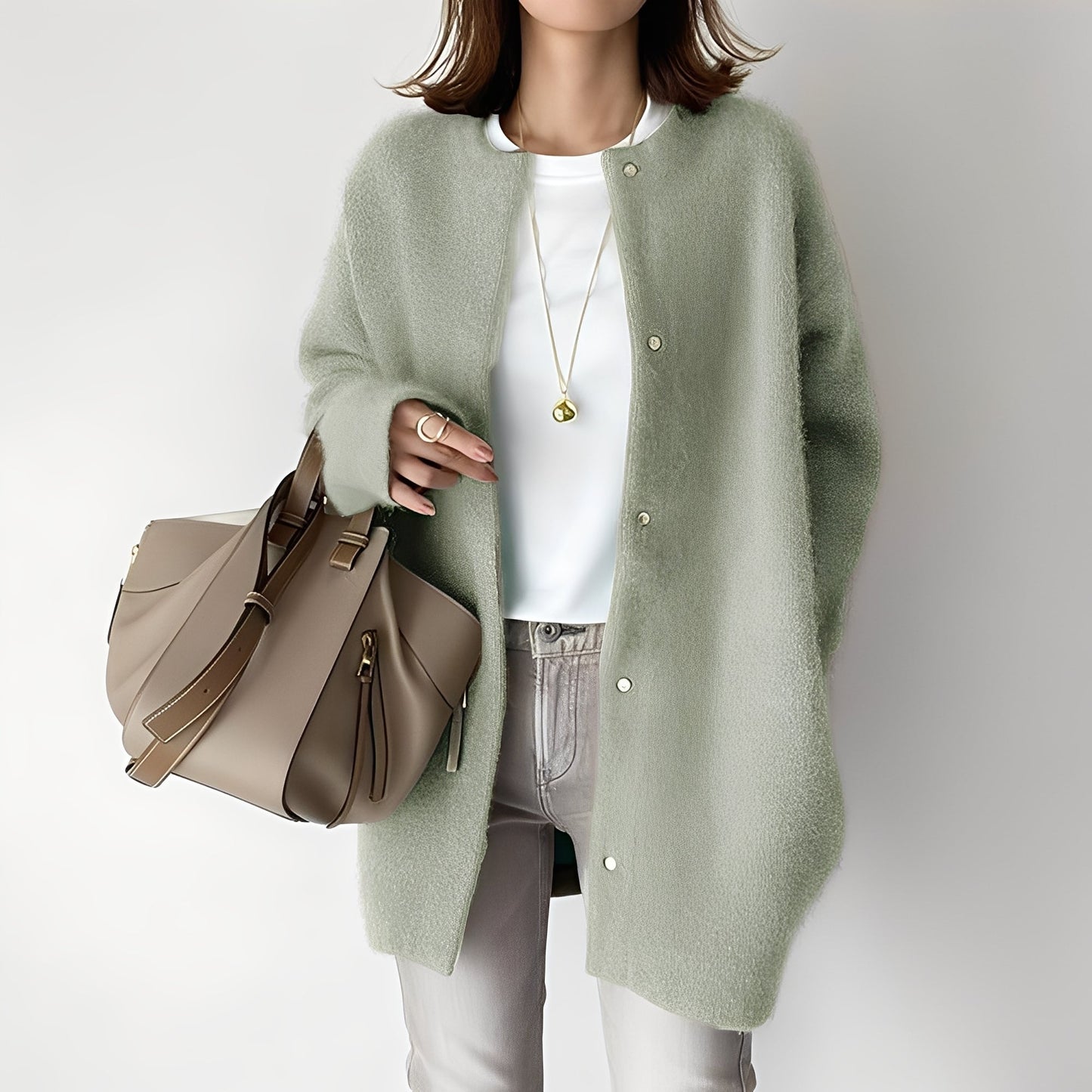 Dahlia - Stylový, volný sedící cardigan pro ženy