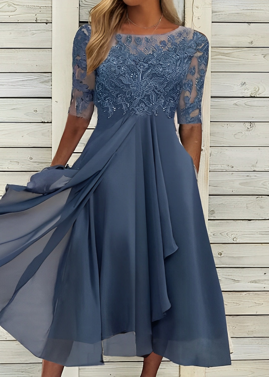 Colleen - Elegantní, vystřižené krajkové šaty pro dámy