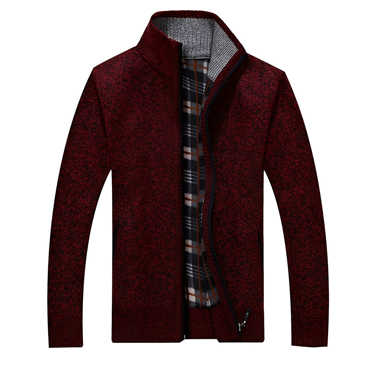 Malinda - Stylový cardigan s měkkou fleece podšívkou pro muže