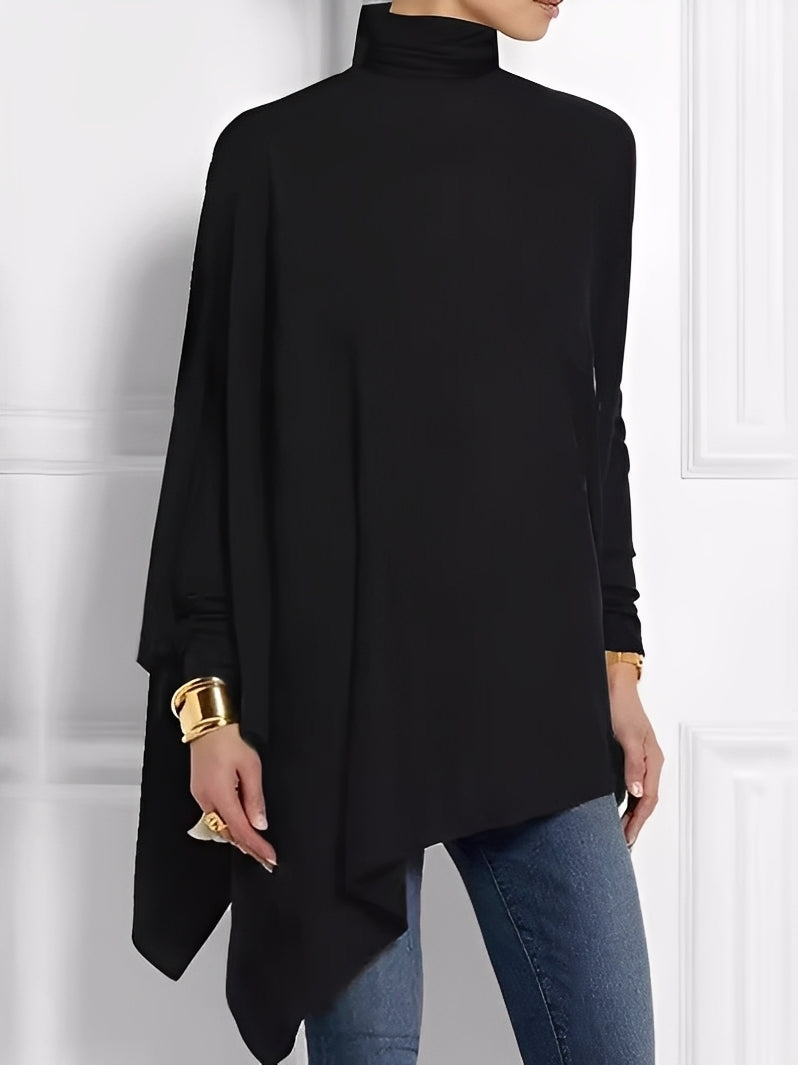 Kalysta - Stylové asymetrické Fleece-Oberteil pro ženy