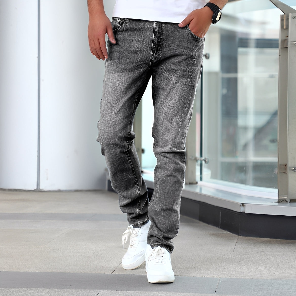 Winfred - Stylové Stretch-Skinny-Jeans pro Muže