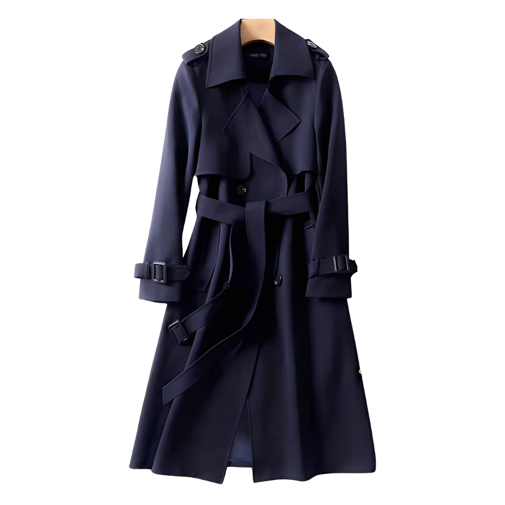 Patricia - Stylový Trenchcoat s Knoflíky pro Ženy