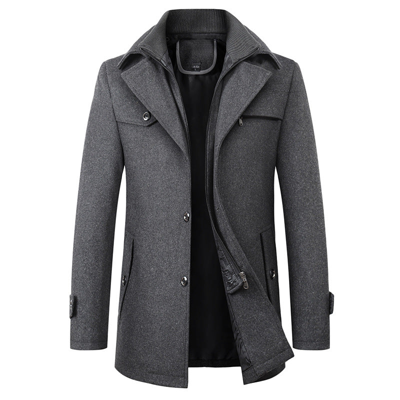 Kellan - Elegantní zimní kabát z vlny pro muže