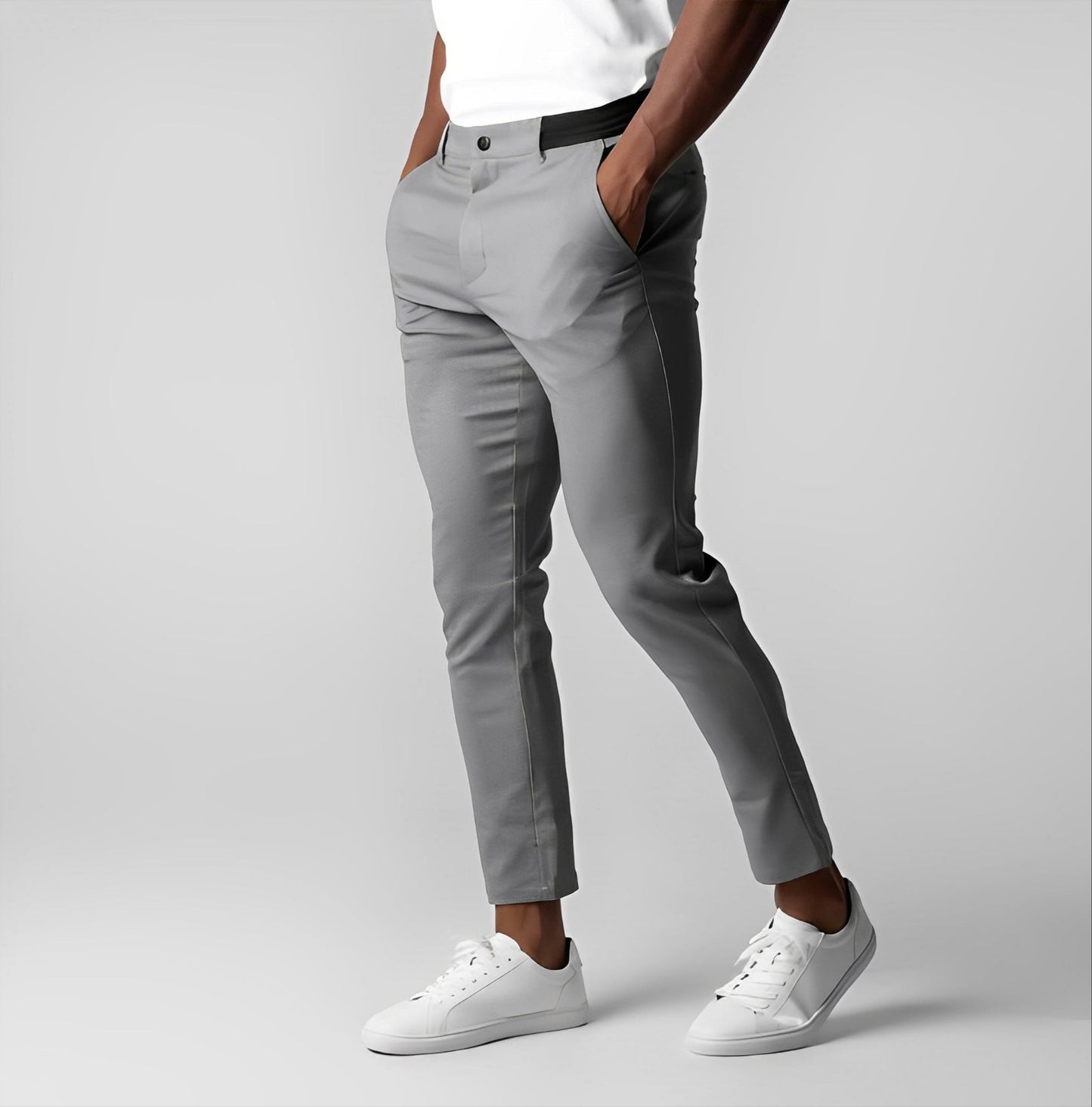 Justine - Ležérní Slim-Fit Chino kalhoty pro muže