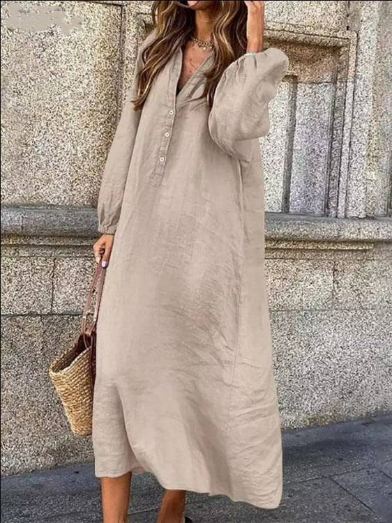 Meryl - Šaty z Lnu a Svěží Bavlny