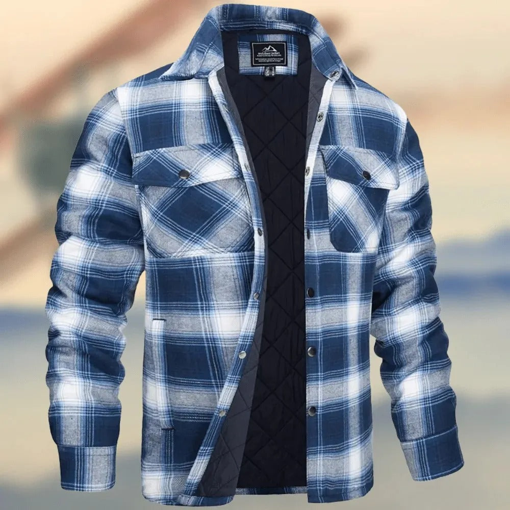 Grayson – Klasická Košile z Flanelu v Městském Stylu