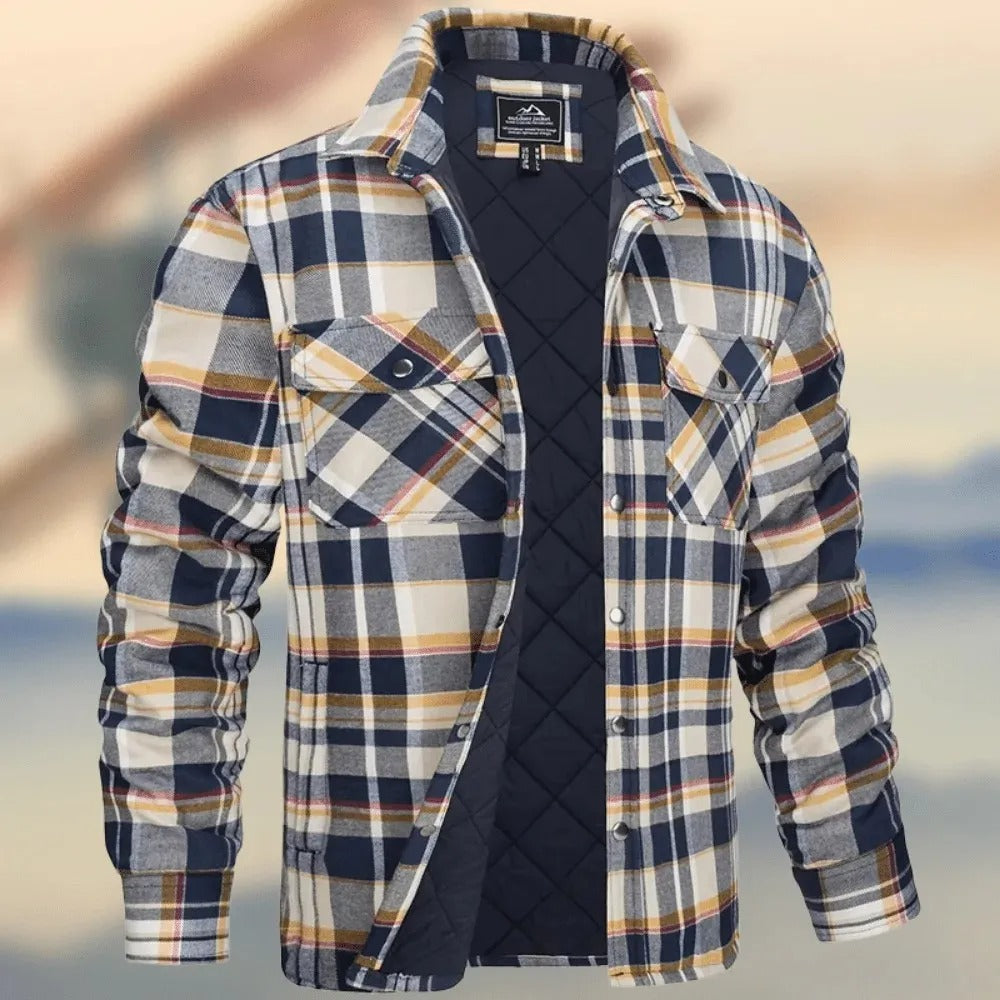 Grayson – Klasická Košile z Flanelu v Městském Stylu