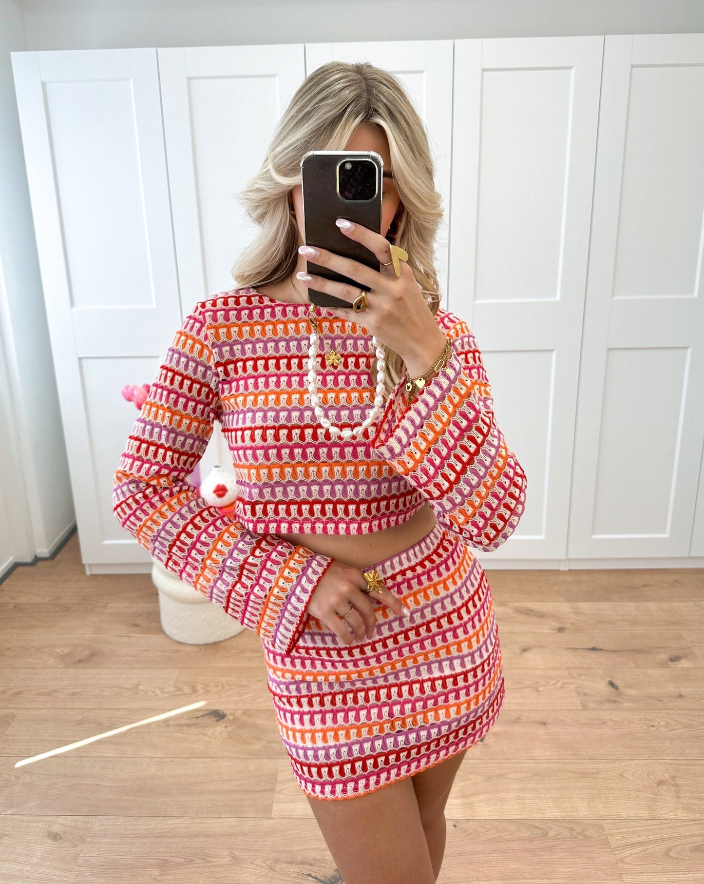 Giada – Souprava Crop Top a Minisukně