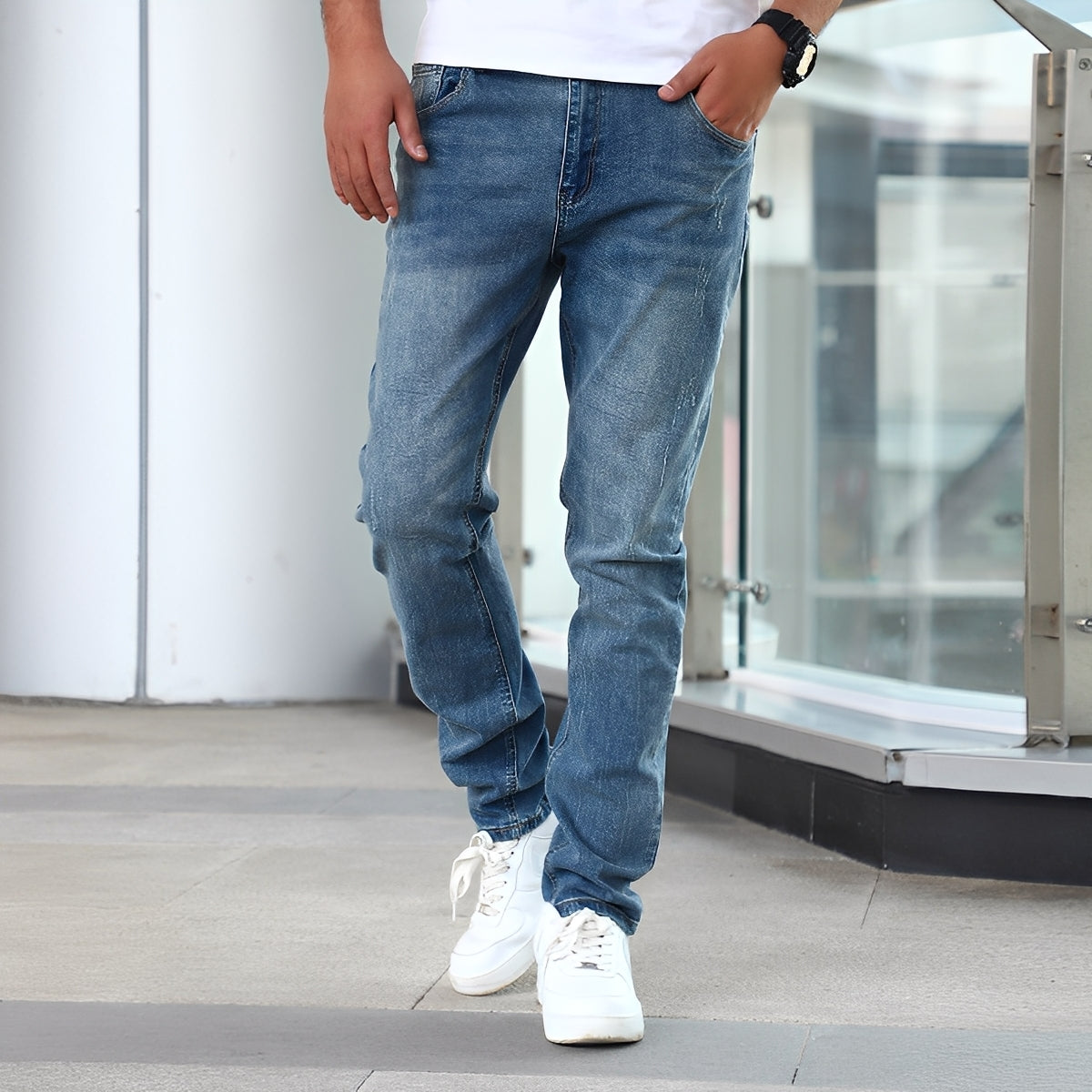 Winfred - Stylové Stretch-Skinny-Jeans pro Muže