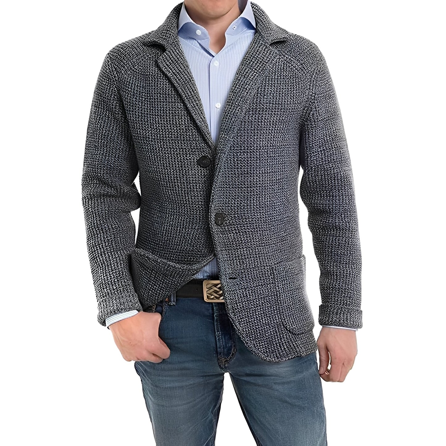 Richard - Elegantní sako s klopnovými kapsami pro muže