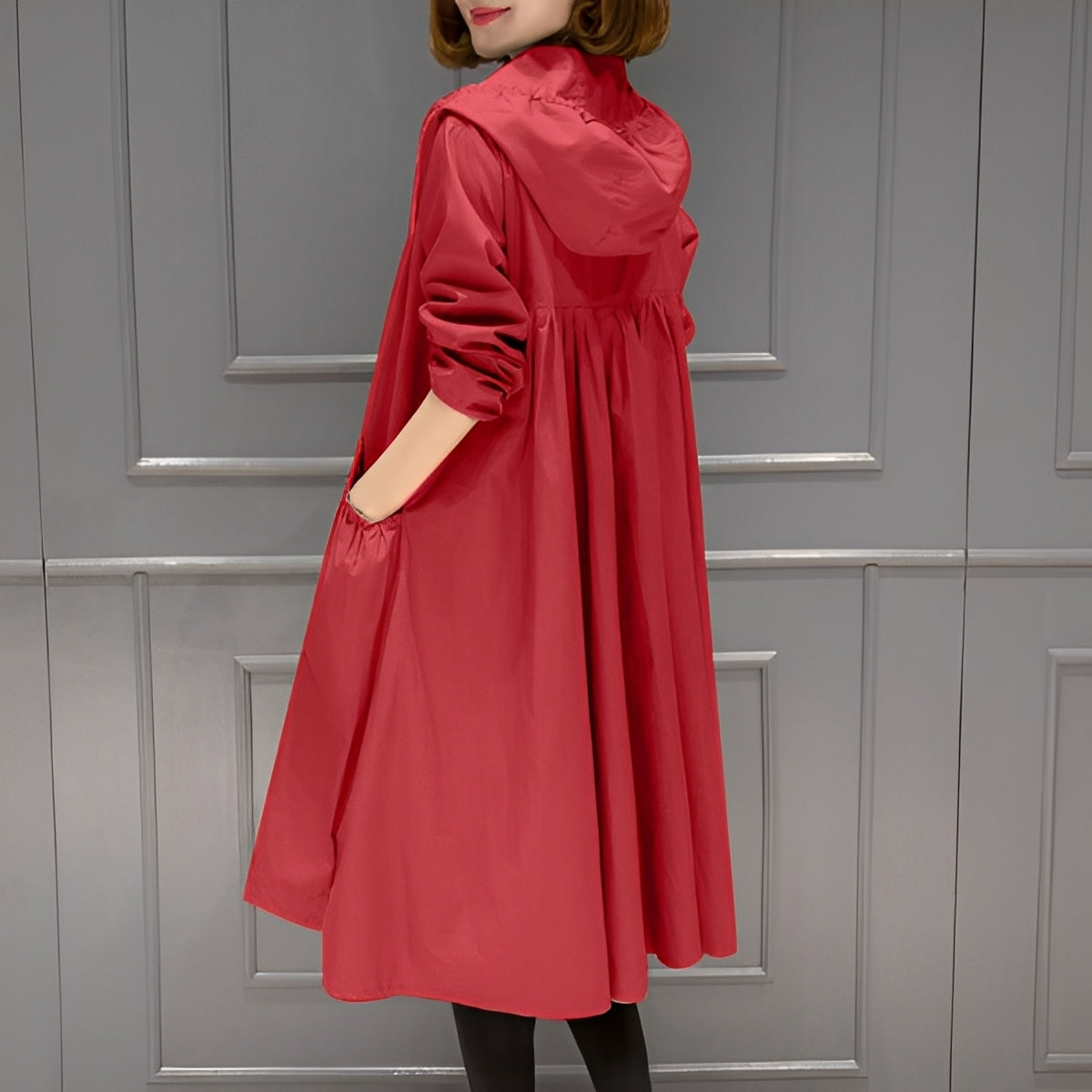Margarette - Stylový deštník s kapucí pro ženy