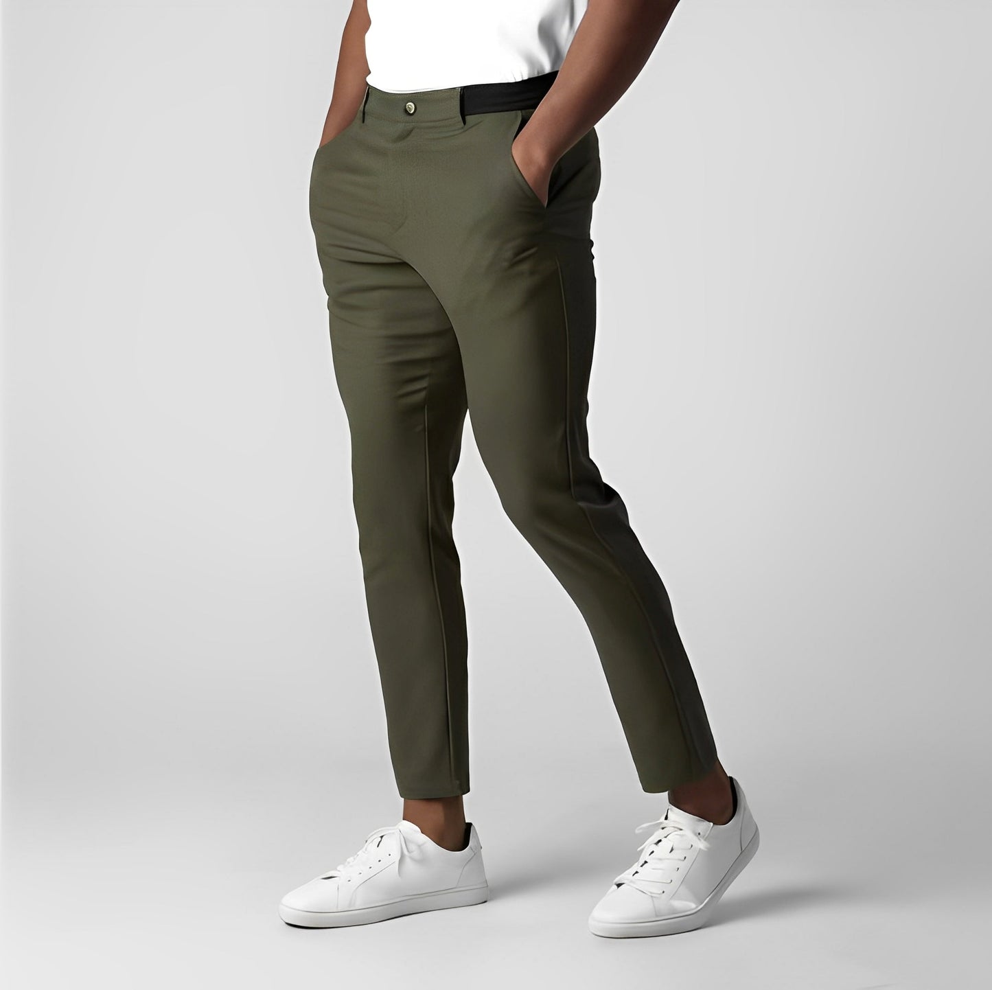 Justine - Ležérní Slim-Fit Chino kalhoty pro muže