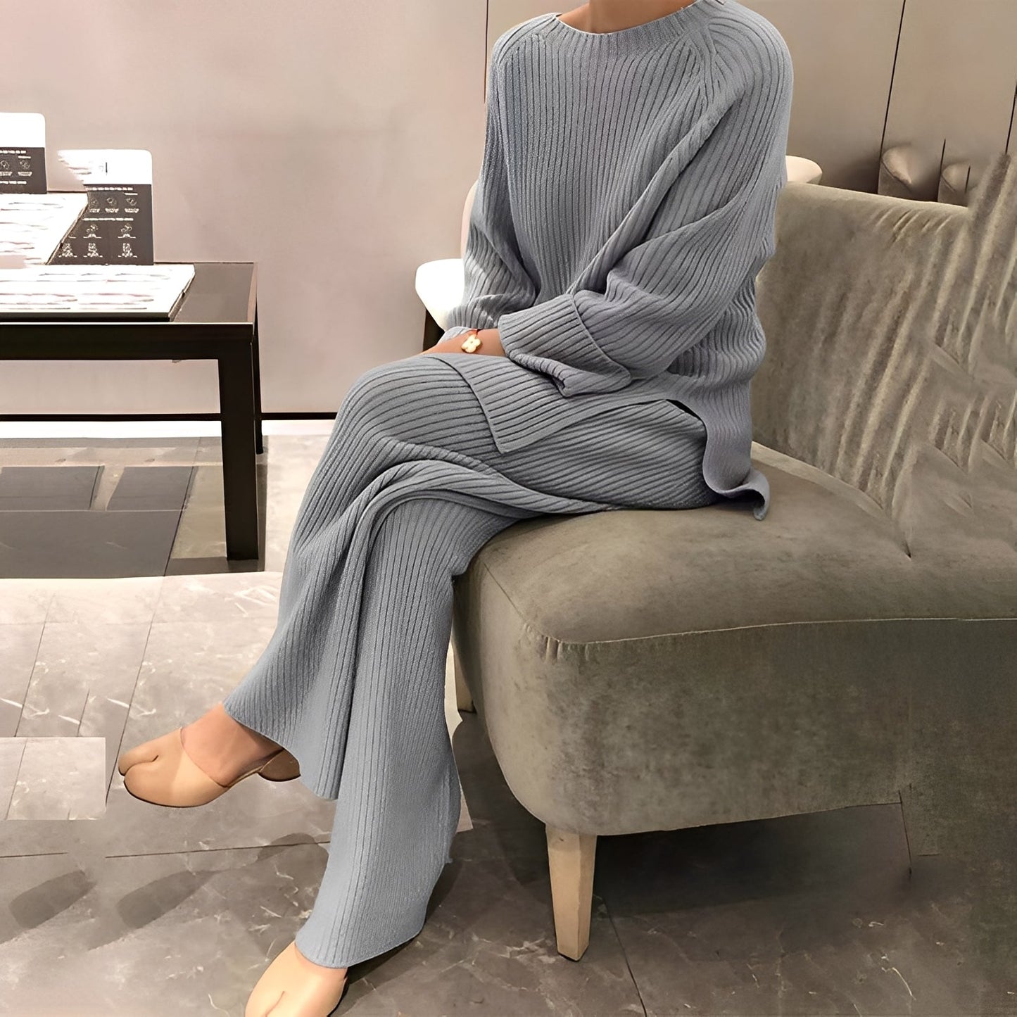 Carolina - Pohodlný a příjemný pletený set pro dámy