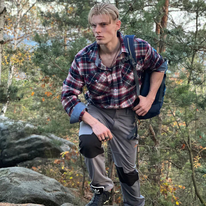 Grayson – Klasická Košile z Flanelu v Městském Stylu
