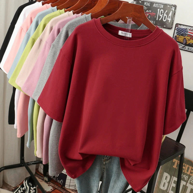 Arabella - Volné oversize tričko z bavlny pro ženy
