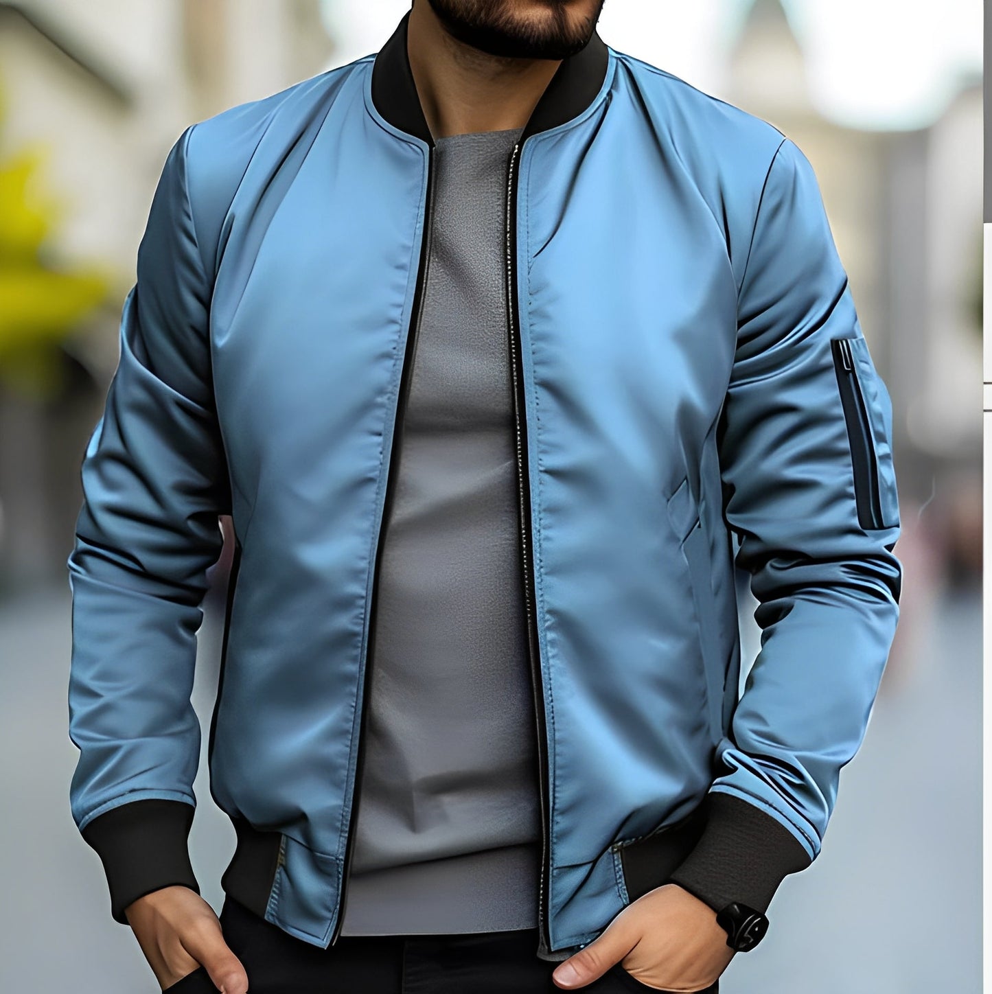 Garret - Stylová, úzce střižená bomber bunda pro muže