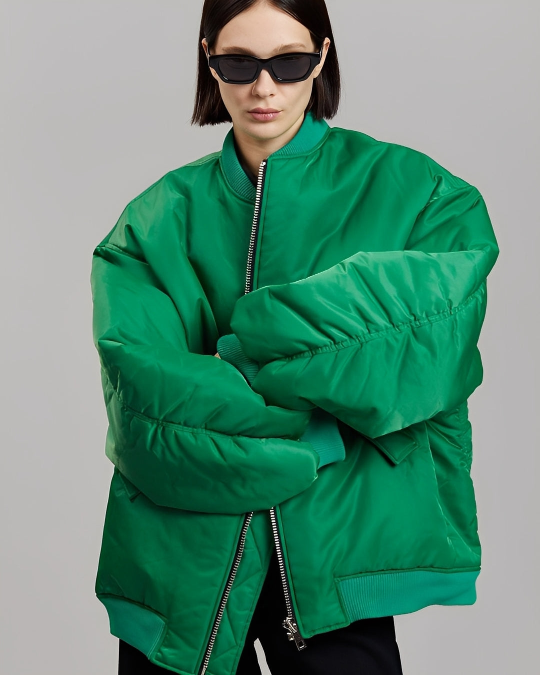 Coleen - Ležérní oversize bomber bunda pro ženy