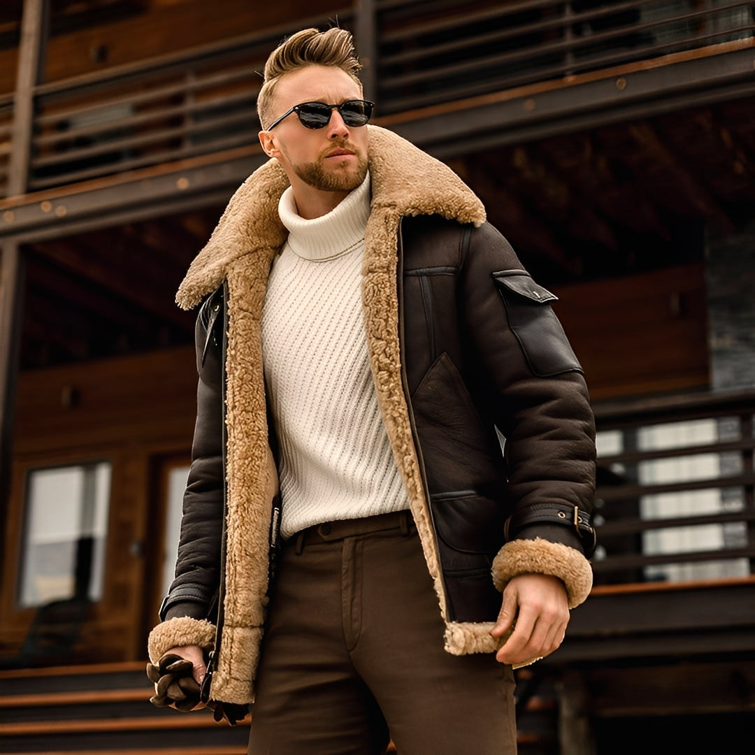 Jarod - Stylová zimní bunda s fleecem pro muže