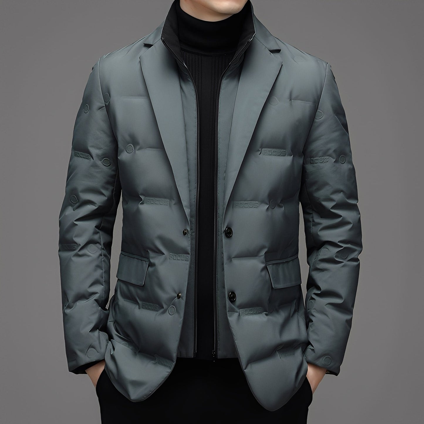 Darren - Neformální, elegantní pérová bunda pro muže