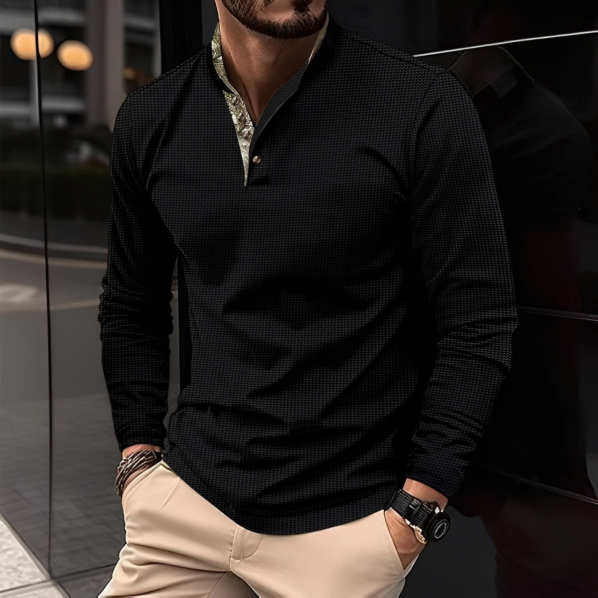 Chester - Moderní polo tricko s reverzním límeckem pro muže