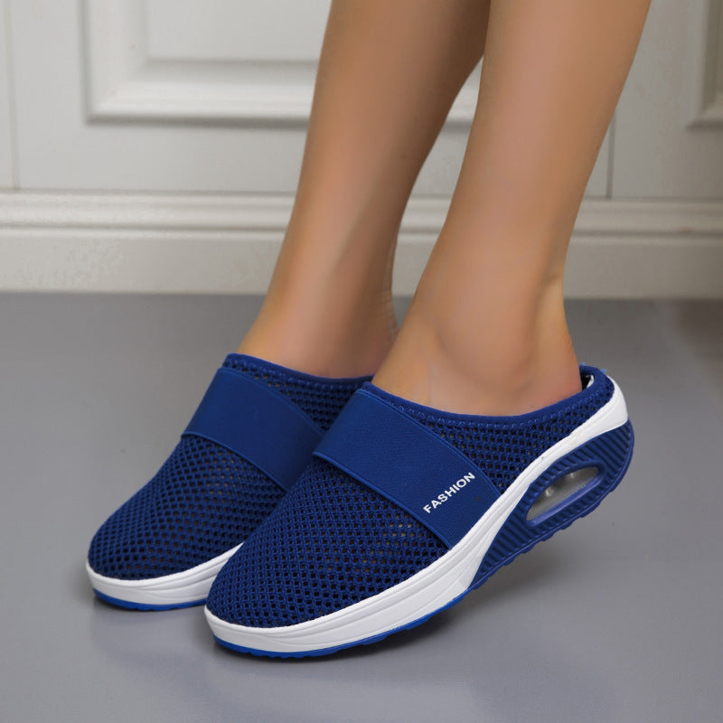 Wendi - Ortopedické Slip-On Klínové Sandály pro Dámy