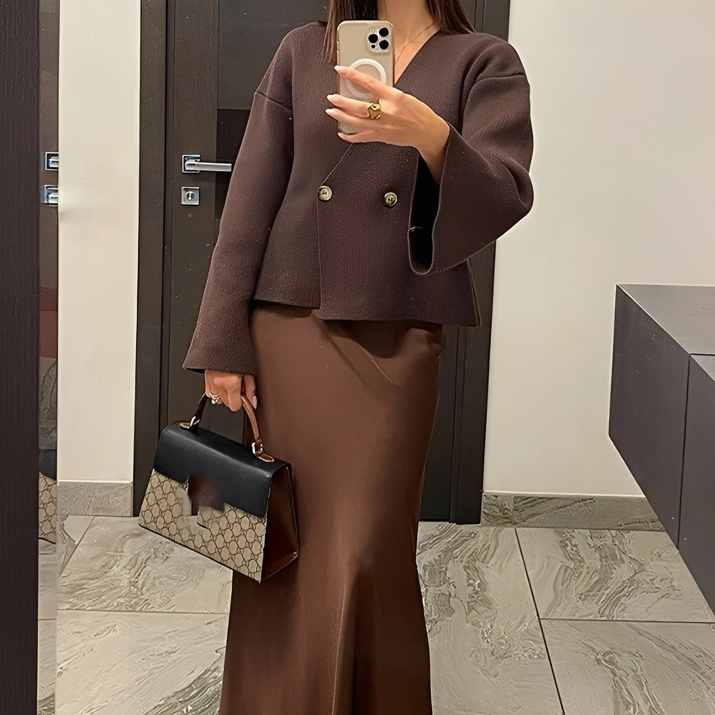 Anjelica - Elegantní, volně pletený cardigan pro dámy