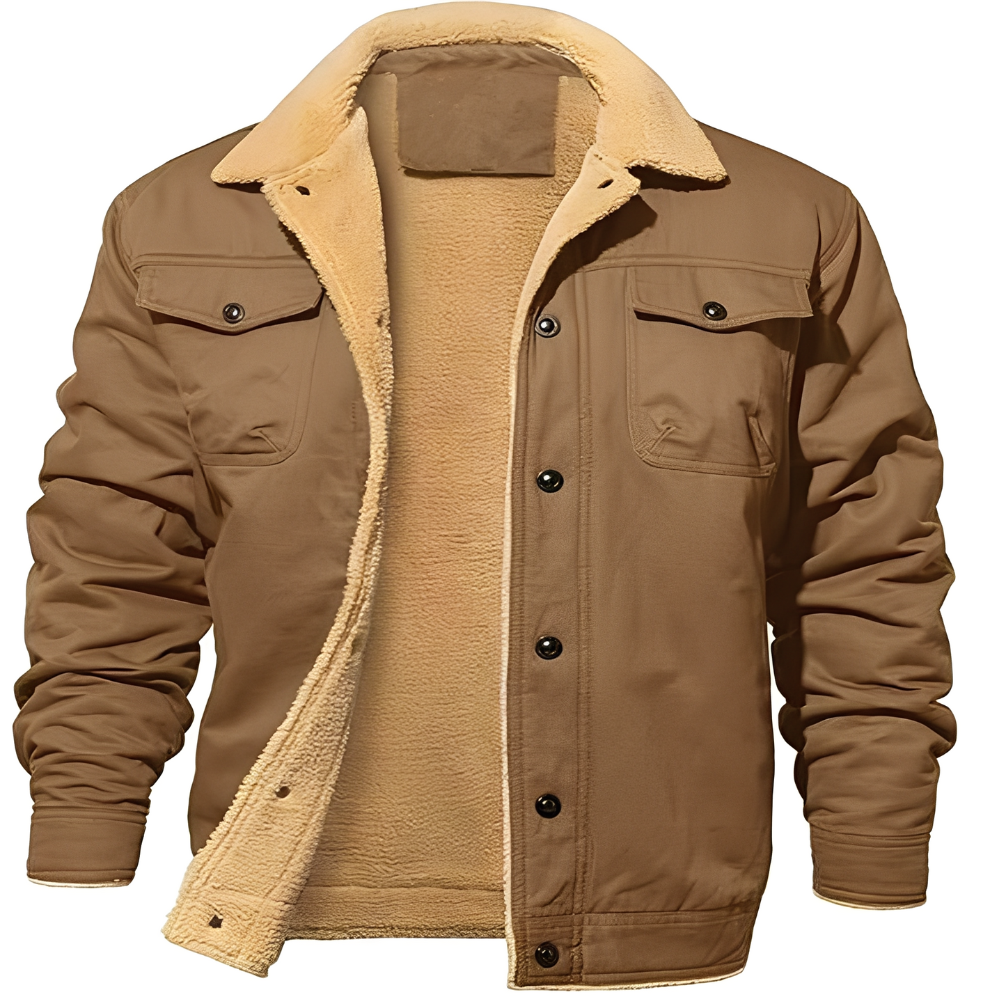 Dillon - Lehka Bunda z Fleece-Twill pro Muže