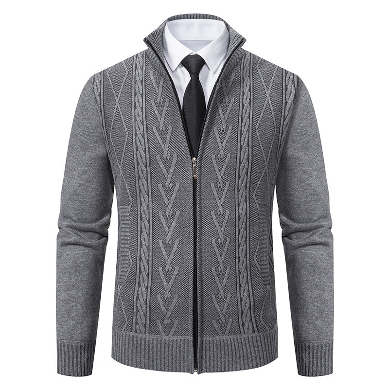 Stafford - Elegantní svetr na zip pro muže